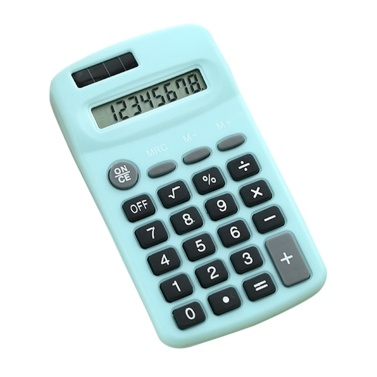 Мини милый калькулятор 8-значный дисплей Солнечная и батарея Dual Power Портативный электронный калькулятор бухгалтерский инструмент для школьников Детский офис Дом