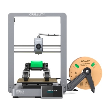 3D-принтер Creality Ender-3 V3 с автоматическим выравниванием, 600 мм/с. Максимальная скорость печати, 220x220x250 мм. Объем сборки с двухскоростным прямым экструдером, печатная платформа PEI.