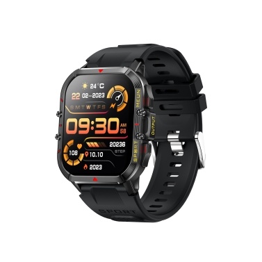 LIVLOV T21 Спортивные умные часы 1,96 дюйма BT Call Мужские умные часы
