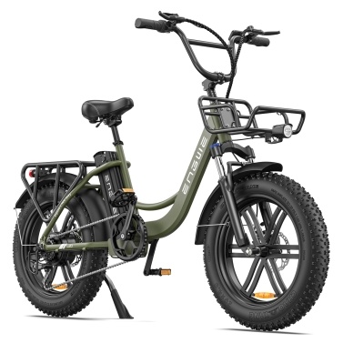 ENGWE L20 20x4,0 дюймовая толстая шина 250 Вт Мотор Городской / горный электровелосипед Передняя подвеска Электрический велосипед дальность 140 км