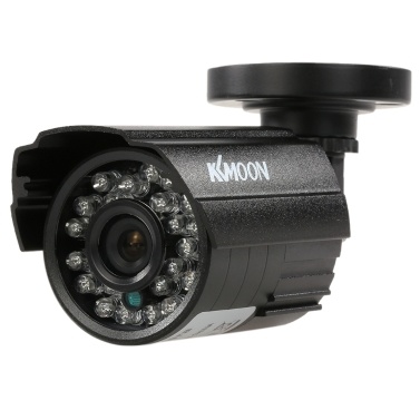 KKmoon 1200TVL пулевидная камера видеонаблюдения 24 ИК-лампы ночного видения 1/3 дюйма CMOS IR-CUT водонепроницаемая для домашней системы безопасности PAL