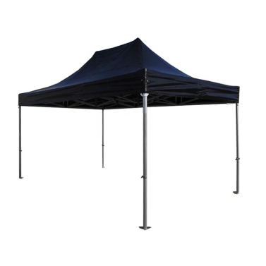 Черный 3 * 4 м 50 мм алюминиевой трубки 5m высокий Складные палатки