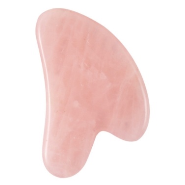 Натуральный розовый кварцевый камень Guasha Face Face Neck Body Gua Sha Board Massager