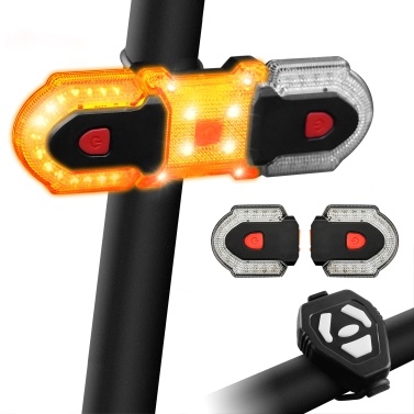Беспроводной контрольный сигнал поворота велосипеда Водонепроницаемый велосипедный передний задний сигнальный световой сигнал безопасности