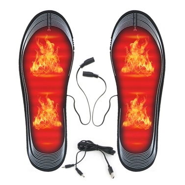 CY-HI001 Стелька с подогревом для мужчин и женщин, разрезаемые с питанием от USB, электрические нагревательные вставки для обуви, грелки для ног для зимнего кемпинга, катания на лыжах, велоспорта, скалолазания