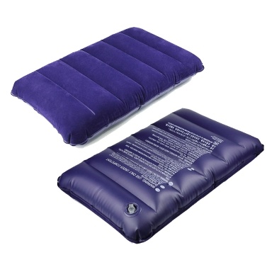 Надувная подушка Кемпинг Подушка для путешествий Квадратная ПВХ флокированная воздушная подушка из ткани для кемпинга Пешие прогулки