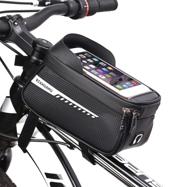 Водонепроницаемые сумки для крепления телефона на велосипеде Передняя рама Верхняя сумка с сенсорным экраном Чехол для телефона Велоспорт Сумка для хранения инструментов для велосипеда