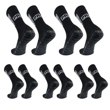 Спортивные носки Высокоэластичные футбольные носки с нескользящей ручкой для мужчин и женщин, размер 39–46. Идеально подходят для таких видов спорта, как футбол, баскетбол и бег, черного или белого цвета.