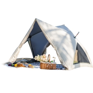 Открытая солнцезащитная ветрозащитная быстрооткрывающаяся палатка Легкая водонепроницаемая складная палатка Полностью автоматическая палатка для кемпинга, пикника и солнцезащитного крема