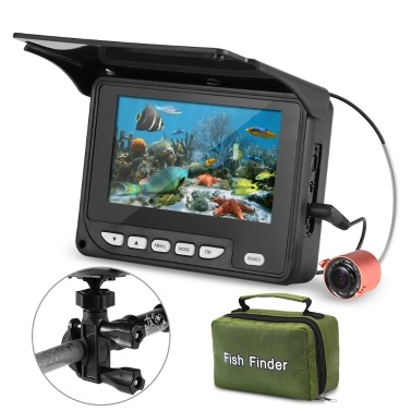 4,3-дюймовый портативный подводная камера для рыбалки Fish Finder Водонепроницаемый ночного видения Ледовый катер для рыбалки Камера 20 м с сумкой