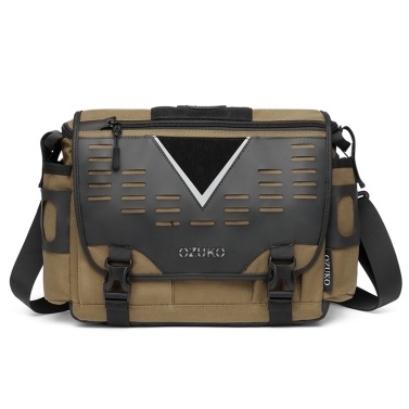 OZUKO Модная уличная сумка-мессенджер для мужчин, сумка на одно плечо, сумка через плечо, большая емкость, прозрачная водонепроницаемая ткань для хранения