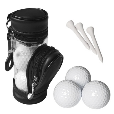 Мячи для гольфа и тройники, сумка для хранения, сумка для хранения с 3 мячами и 3 тройниками, набор