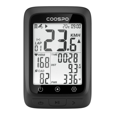Велосипедный компьютер Coospo, беспроводной GPS-спидометр и одометр для велосипеда с монитором сердечного ритма ANT +, датчик частоты вращения педалей BT 5.0, совместимый со Strava IP67