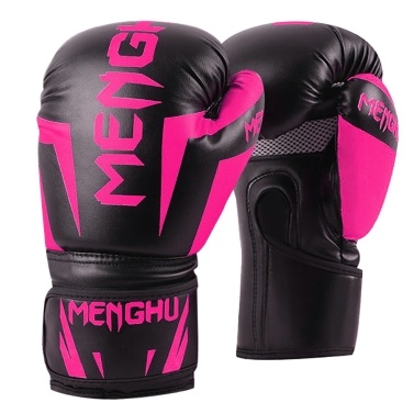 Боксерские перчатки Kick Boxing Muay Thai Боксерская тренировочная сумка Перчатки для спорта на открытом воздухе Рукавицы Боксерское оборудование для боксерских груш Мешок Боксерские подушки для мужчин и женщин 12 унций