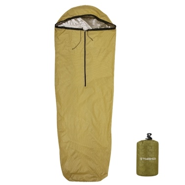 TOMSHOO Аварийный спальный мешок Легкий водонепроницаемый теплоотражающий тепловой спальный мешок