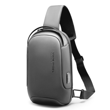 Mark Ryden 2020 Новый стильный мужской нагрудный рюкзак USB Многофункциональный модный открытый водонепроницаемый рюкзак на одно плечо