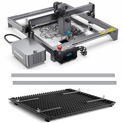 ATOMSTACK X20 Pro 20 Вт лазерный гравер для резки с комплектом расширения оси Y и 1 шт. защитной панелью F3 и аксессуаром Air Assist