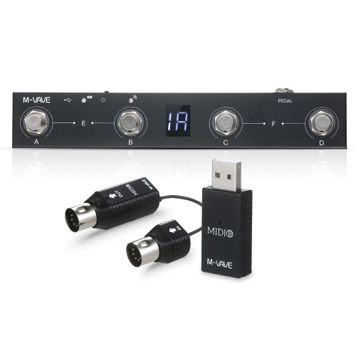 Беспроводной MIDI-контроллер M-VAVE Chocolate BT и мини-система беспроводной передачи данных MS1