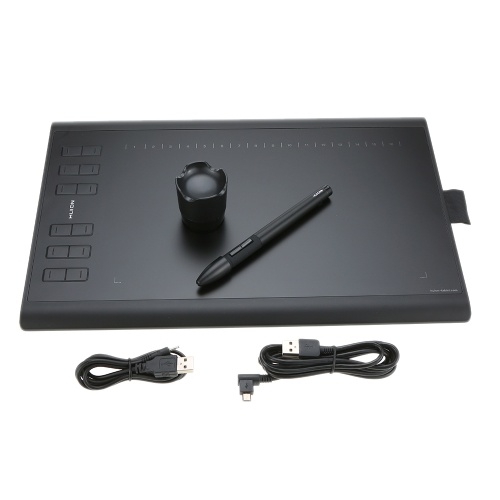 Huion New 1060PLUS Графический планшет с цифровым рисунком Аккумуляторная ручка