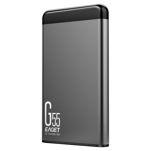 EAGET G55 500 ГБ USB3.0 Мобильный жесткий диск 2,5-дюймовый металлический мобильный жесткий диск Высокоскоростной стабильный противоударный жесткий диск Широкая совместимость