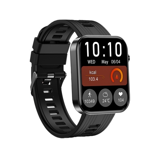 FW10 1,96 ''SmartWatch BT5.0 Интеллектуальные часы IP67-водонепроницаемый фитнес-трекер, совместимый с Android iOS