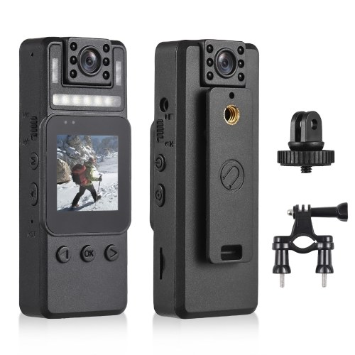 Нательная камера 4K с аудио- и видеозаписью Носимая нательная камера Wi-Fi-камера Видеокамера