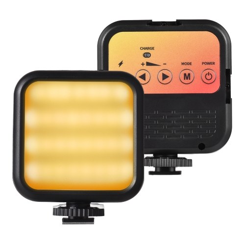 Карманный светодиодный светильник мощностью 5 Вт, мини-видеолампа, двухцветный светильник для фотосъемки