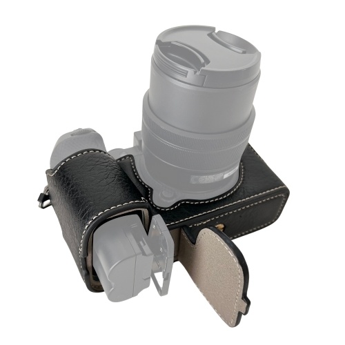 Защитный чехол для портативной камеры Чехол для камеры в стиле ретро Сумка для переноски с открывающейся нижней частью и заменой плечевого ремня для камеры Fujifilm XS20/X-S20