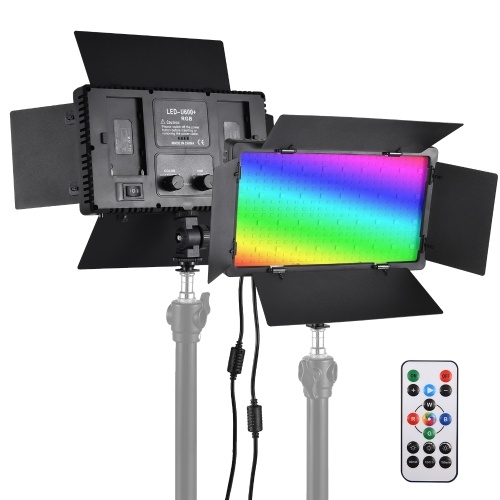 Двухцветная светодиодная панель RGB для фотосъемки мощностью 36 Вт
