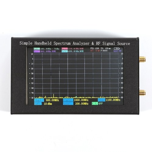Анализатор спектра ZQ6 с источником радиочастотного сигнала и источником слежения 35–6000 МГц 4,3-дюймовый сенсорный экран Батарея большой емкости Ручной прибор для анализа спектра