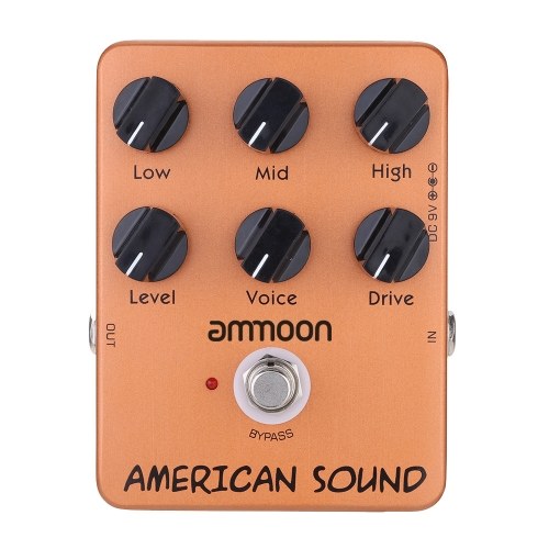 Ammoon AP-13 American Sound Amp Simulator Педаль эффектов для гитары