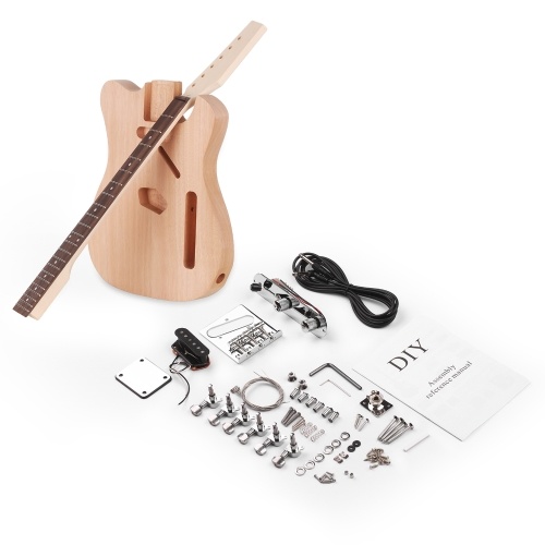 Незаконченный комплект электрогитары своими руками, ствол гитары, пустой деревянный корпус гитары