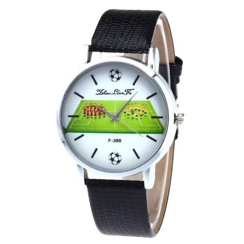 F-389 Модные часы Кварцевые роскошные кожаные наручные часы Британский стиль с футболистом Шаблон для чемпионата мира ФИФА