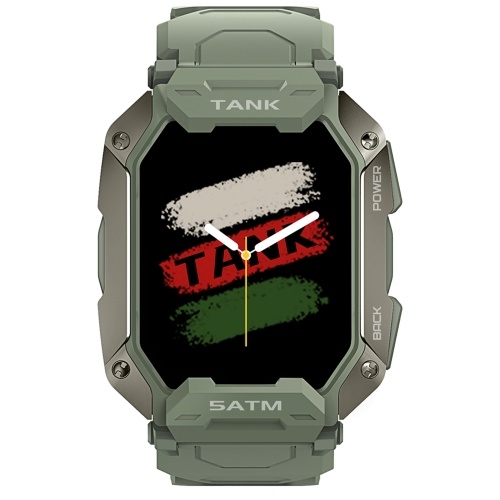 KOSPET TANK M1 1,72-дюймовый 280 * 320 сенсорный экран Прочные умные часы для спорта на открытом воздухе