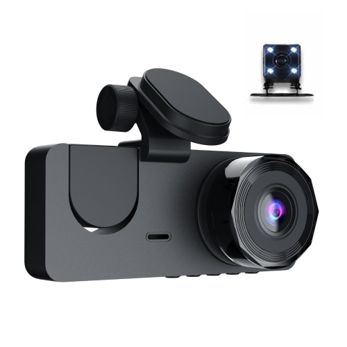 1080P DVR Dash Camera Передняя и задняя камера Регистратор вождения 2-дюймовый экран Dashcam