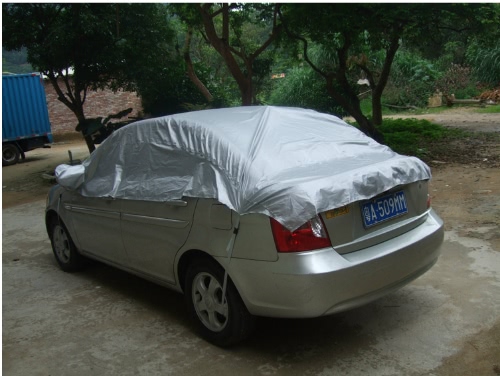 Предотвратить тепла холодное солнце дождь снег автомобилей Обложка покрытие покрытие наполовину ПВХ размер M 270 * 150 см