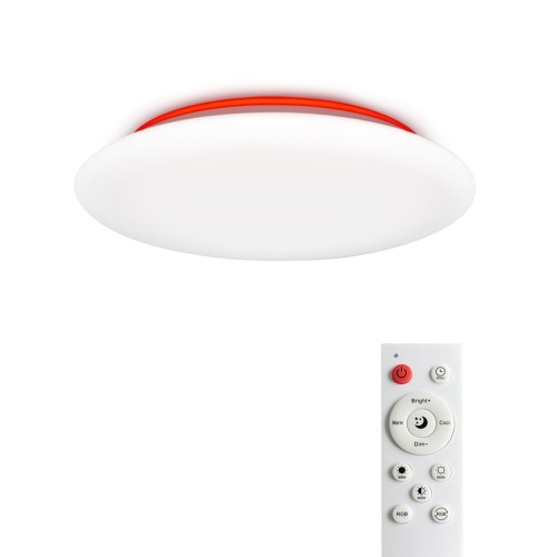 AC90-240V 28W LEDs RGB+CCT 12Inches Интеллектуальный потолочный светильник с контроллером