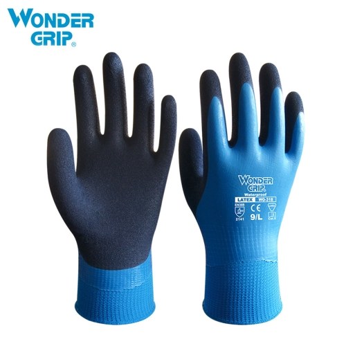 Wonder Grip Thermo Plus Холодостойкие рабочие перчатки Двухслойная защита с латексным покрытием Садовые рабочие перчатки для рыбалки