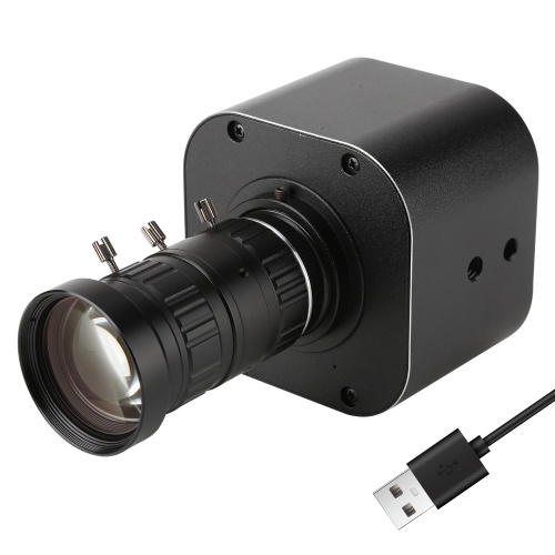 USB-камера 4K HD с 10-кратным оптическим зумом, объективом 5–50 мм с регулируемым объективом, мини-веб-камерой 8 МП с микрофонами
