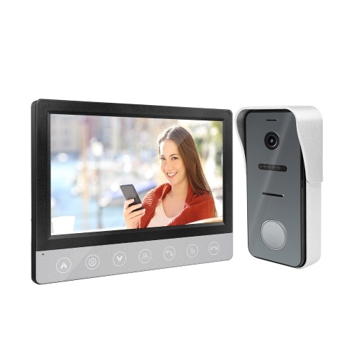 Проводная система видеодомофона 7-дюймовый видеодверной звонок Телефонная система Видеодомофон Система домашней безопасности Интерком