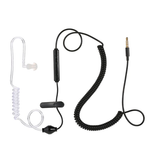 Смарт-Интеллектуальные Многофункциональные Наушники Anti Radiation Single Ear Hook Earphone Stereo 3.5mm Plug для Samsung Apple HTC Sony Coolpad