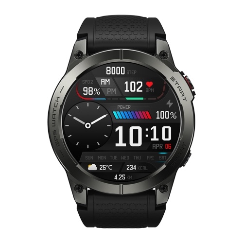 Спортивные часы Zeblaze Stratos 3 с умным браслетом: 1,43-дюймовый AMOLED, фитнес-трекер, водонепроницаемость IP68, вызов BT