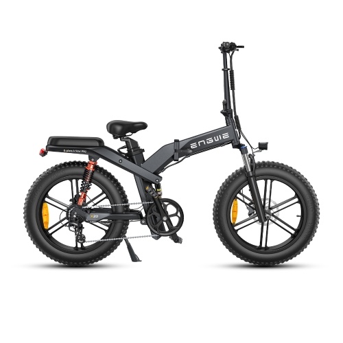 ENGWE X20 Ebike 20*4,0 дюйма с толстыми шинами, 750 Вт, встроенный колесный двигатель, вездеход, складной электрический велосипед с полной подвеской, запас хода 114 км, вспомогательный запас хода, 14,4 Ач и 7,8 Ач, двойной аккумулятор