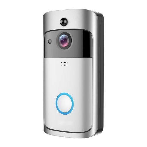 Смарт-видео дверной звонок, беспроводное приложение, дистанционное двустороннее общение, водонепроницаемая камера безопасности с датчиком движения, ночное видение, оповещения по телефону