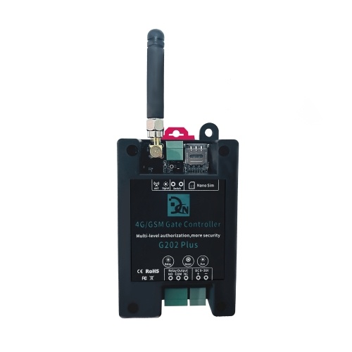 Контроллер ворот 4G/GSM G202Plus Беспроводной пульт дистанционного управления GSM Устройство открывания ворот Авторизация обычных пользователей не поддерживается Callny Control (APP)