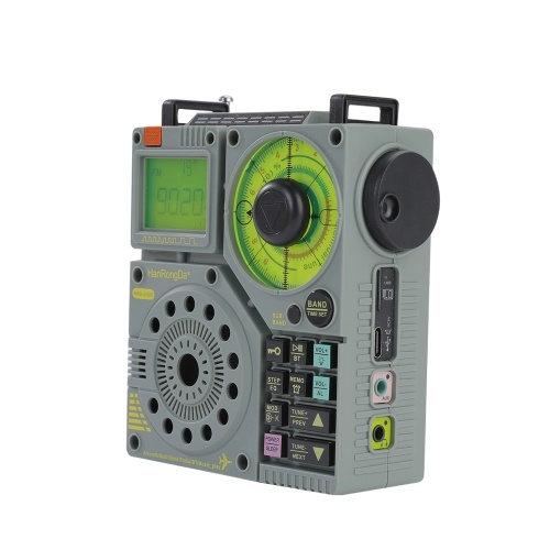 Высокопроизводительное радио с воздушным диапазоном Портативное наружное внедорожное освещение Аварийное радио BT Поддержка воспроизведения карт TF
