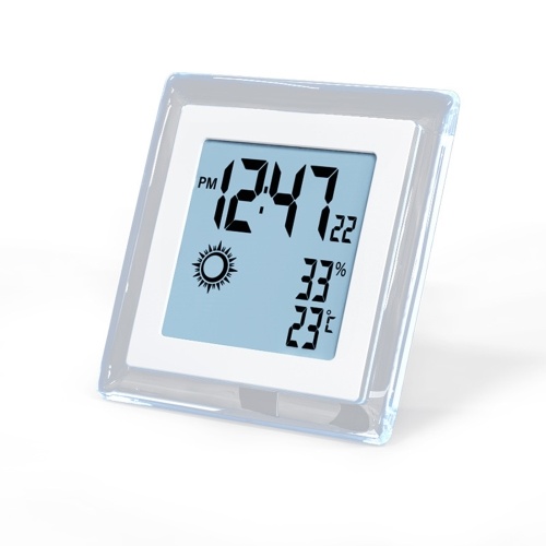 Многофункциональный электронный будильник с ЖК-дисплеем, датчик человеческого тела, прогноз погоды, часы, температура и влажность