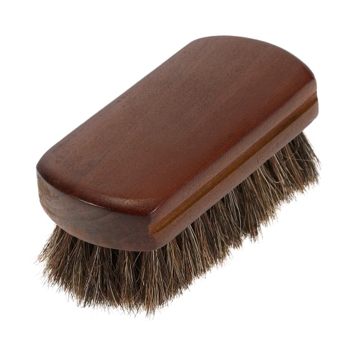 Мужская борода кисти Естественная конский волос Усы Бритье Щетка для лица Щетка для волос с деревянной ручкой