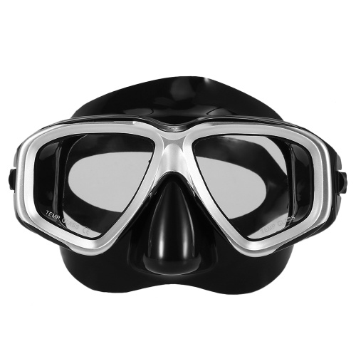 Lixada Adults Freediving Mask Анти-туман Дайвинг Подводное плавание Подводное плавание Маска Закаленное стекло линзы Очки для мужчин, женщин