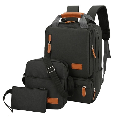 3Pcs/Set Рюкзак для ноутбука Сумка для путешествий Деловой повседневный рюкзак